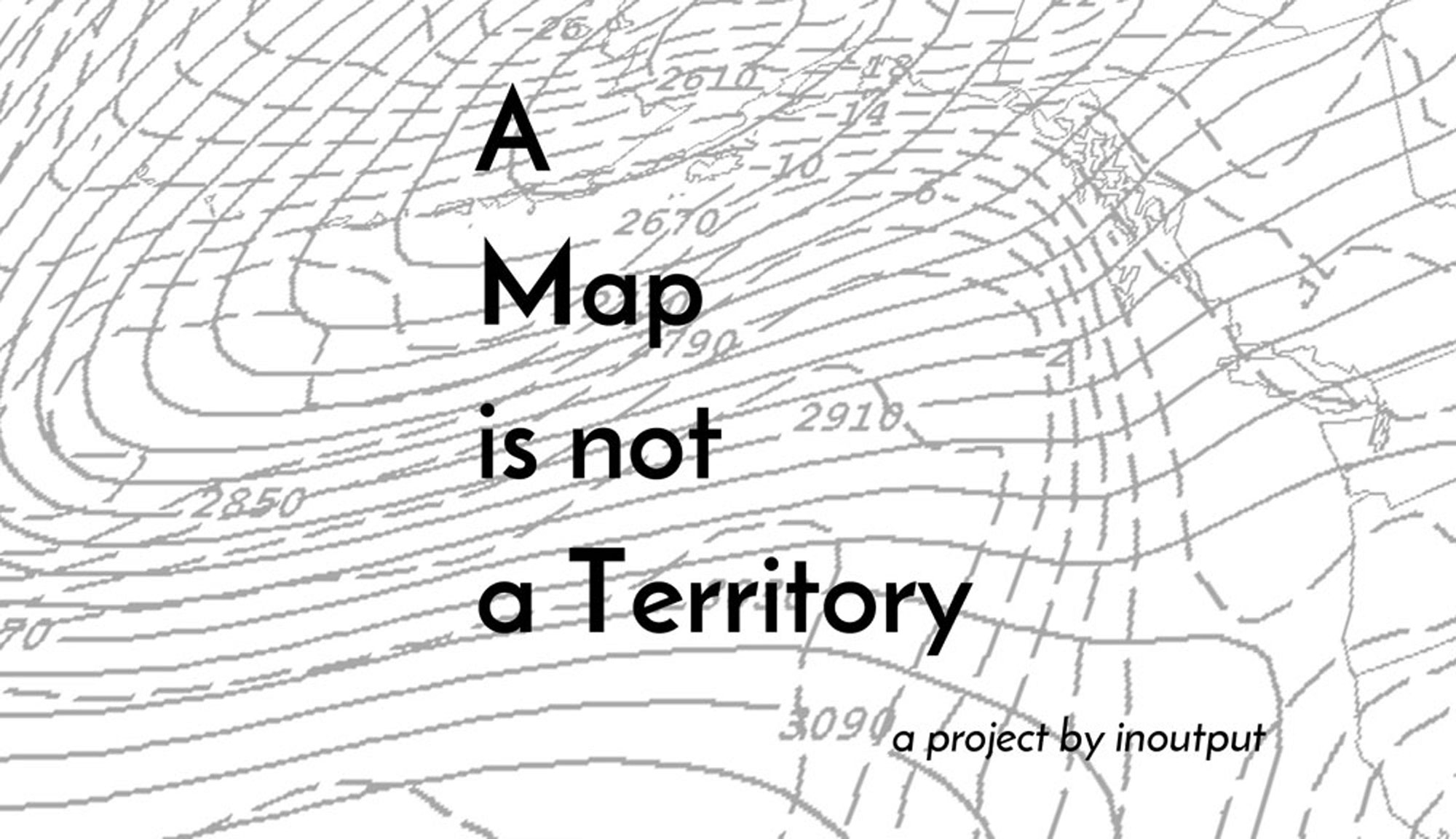 A map is not a territory